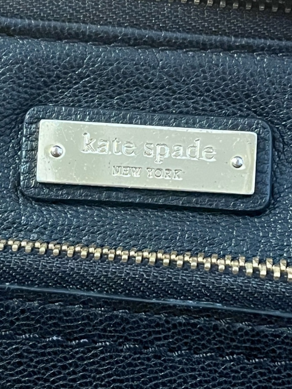 Kate Spade Black Leather Shoulder Crossbody - Picture 3 of 11